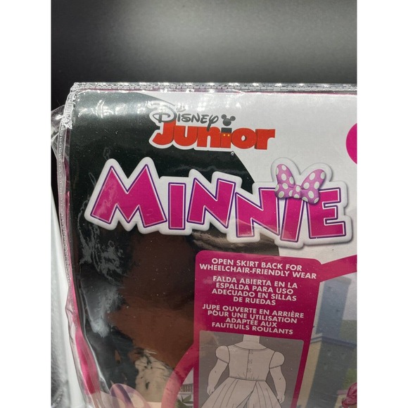 Minnie Mouse Pink Adaptive Disney Junior Fancy Dress Up Halloween Child Costume - Picture 7 of 16